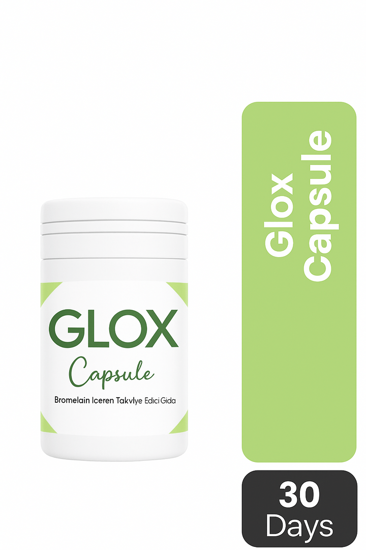 Glox Capsule Bromelain Detox – Natuurlijke Detox 30 Caps | Spijsvertering & Slank