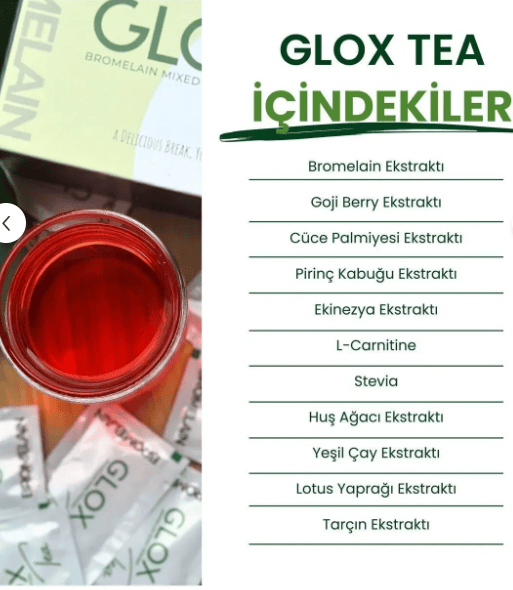 Glox Tea – Tisana Detox Naturale 60 bustine | Digestione ed equilibrio