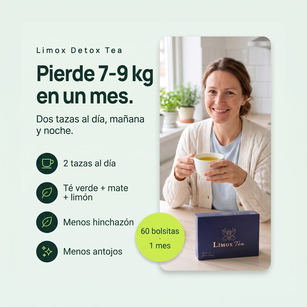 Lose 7-9 kg in a month.