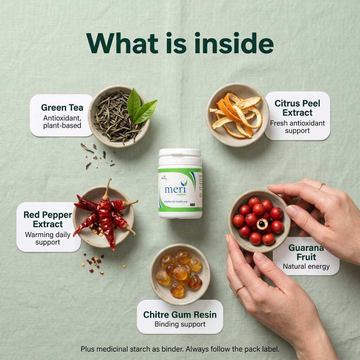 Meri Detox Capsule: What is inside