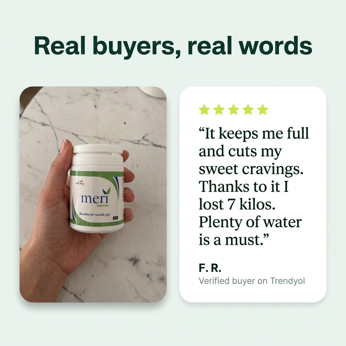 Meri Detox Capsule: Real buyers, real words