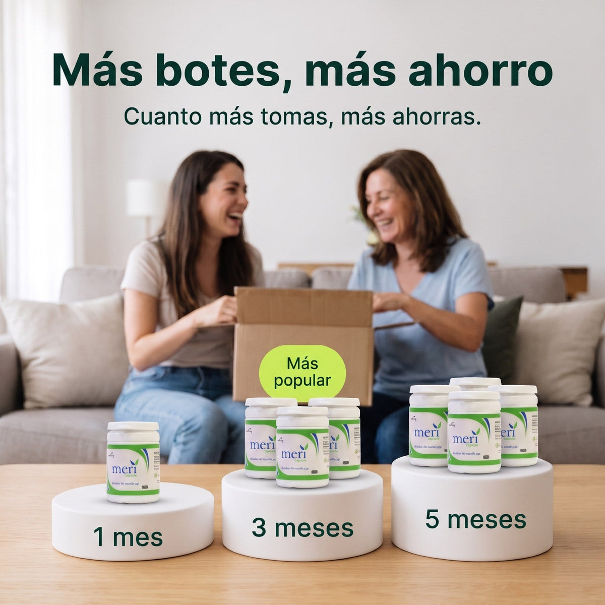 Meri Detox Cápsula: Más botes, más ahorro